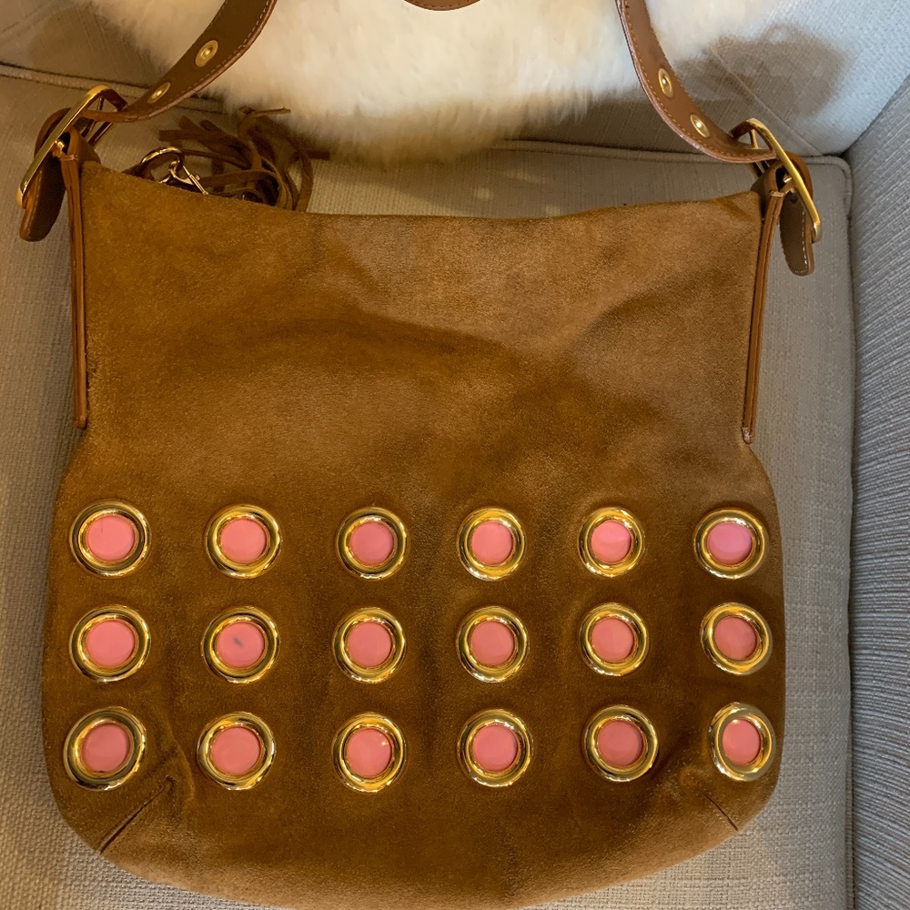 Jana Feifer Large Suede and Leather - Picture 2 of 8
